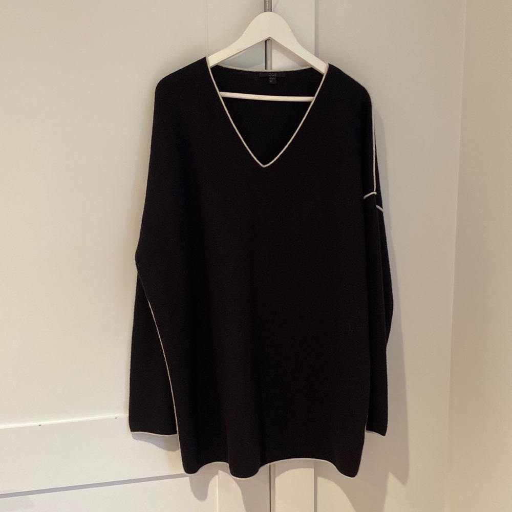 COS black wool sweater size M